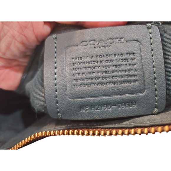 COACH Gallery Tote In Signature Canvas Top Zip 79609 with Wallet - Picture 9 of 16